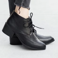 Qupid Shoes Newest Arrivals Chic Oxford Booties