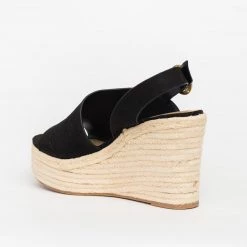Soda Shoes Newest Arrivals Chic Peep-Toe Espadrille Platform Wedges