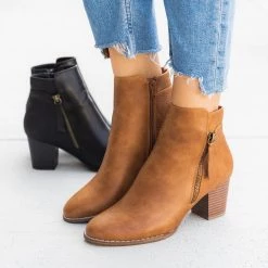 Novo Shoes Chic Pointed Toe Booties Newest Arrivals