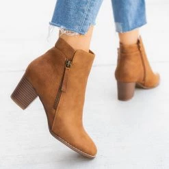 Novo Shoes Chic Pointed Toe Booties Newest Arrivals