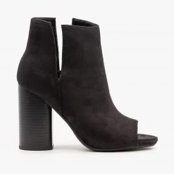 Soda Shoes Chic Side Slit Peep Toe Booties Newest Arrivals 10 Soda Shoes Chic Side Slit Peep Toe Booties Newest Arrivals