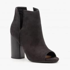 Soda Shoes Chic Side Slit Peep Toe Booties Newest Arrivals 12 Soda Shoes Chic Side Slit Peep Toe Booties Newest Arrivals