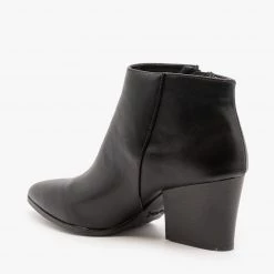 Qupid Shoes Chic Side Zipper Booties FINAL SALE