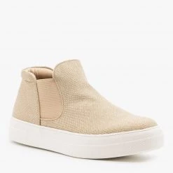Soda Shoes Chic Slip On Fashion Sneakers