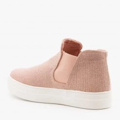 Soda Shoes Chic Slip On Fashion Sneakers