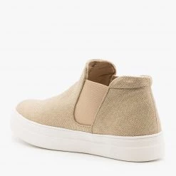 Soda Shoes Chic Slip On Fashion Sneakers