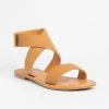 City Classified Shoes Chic Velcro Ankle Strap Sandals
