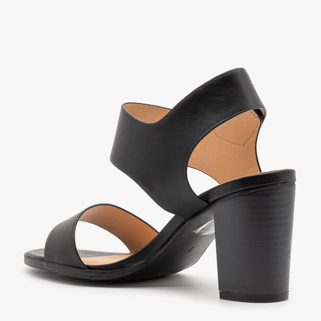 Novo Shoes Chic Velcro Clasp Heels 6 Novo Shoes Chic Velcro Clasp Heels