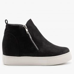 Nature Breeze Chic Zippered Inner Wedge Sneakers Newest Arrivals 11 Nature Breeze Chic Zippered Inner Wedge Sneakers Newest Arrivals