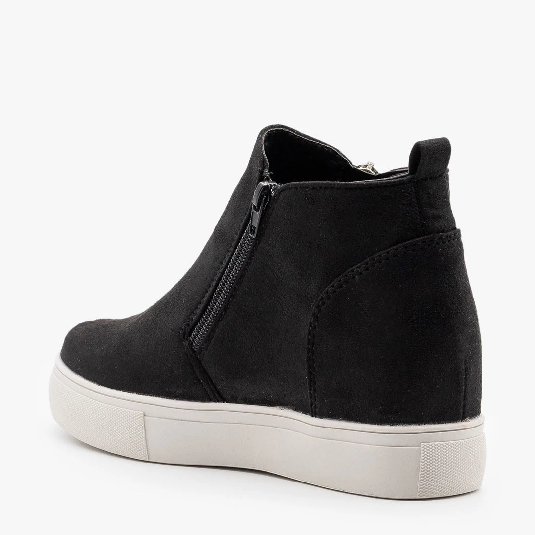 Nature Breeze Chic Zippered Inner Wedge Sneakers Newest Arrivals 5 Nature Breeze Chic Zippered Inner Wedge Sneakers Newest Arrivals