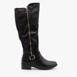 Top Moda Chic Zippered Riding Boots FINAL SALE