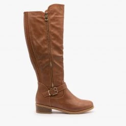 Top Moda Chic Zippered Riding Boots FINAL SALE