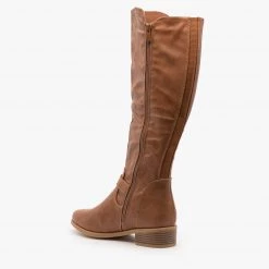 Top Moda Chic Zippered Riding Boots FINAL SALE