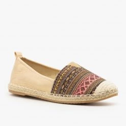 Bella Marie Chinle Print Slip On Flats Newest Arrivals