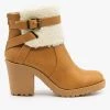 Soda Shoes Chunky Heel Belted Booties Newest Arrivals