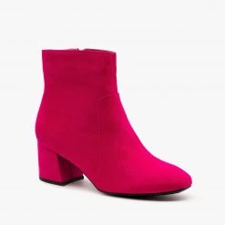 Bamboo Shoes Newest Arrivals Chunky Heel Party Booties