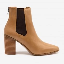 Novo Shoes Chunky Heel Pointed Ankle Bootie Newest Arrivals