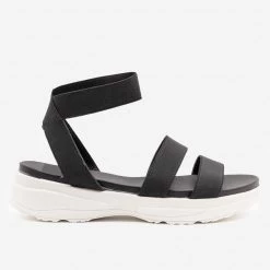 Top Moda Chunky Sole Elastic Sandals Newest Arrivals