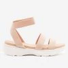 Top Moda Chunky Sole Elastic Sandals Newest Arrivals