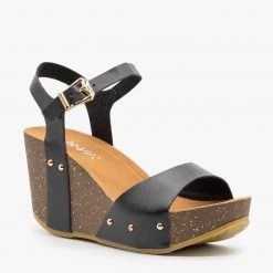 Anna Shoes Chunky Wedge Sandals 17 Anna Shoes Chunky Wedge Sandals