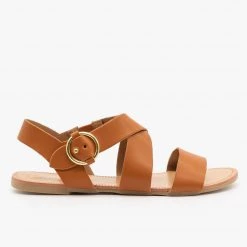 Qupid Shoes Circular Buckle Sandals