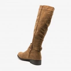 Qupid Shoes Classic Buckle Riding Boots Newest Arrivals