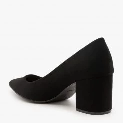 Bamboo Shoes Newest Arrivals Classic Chunky Heel Pumps