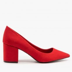 Bamboo Shoes Newest Arrivals Classic Chunky Heel Pumps