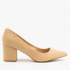 Bamboo Shoes Newest Arrivals Classic Chunky Heel Pumps