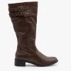 Refresh Classic Chunky Heel Riding Boots Newest Arrivals
