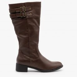 Refresh Classic Chunky Heel Riding Boots Newest Arrivals