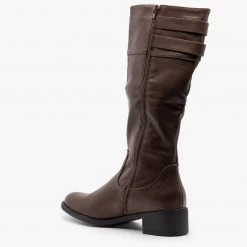 Refresh Classic Chunky Heel Riding Boots Newest Arrivals 5 Refresh Classic Chunky Heel Riding Boots Newest Arrivals