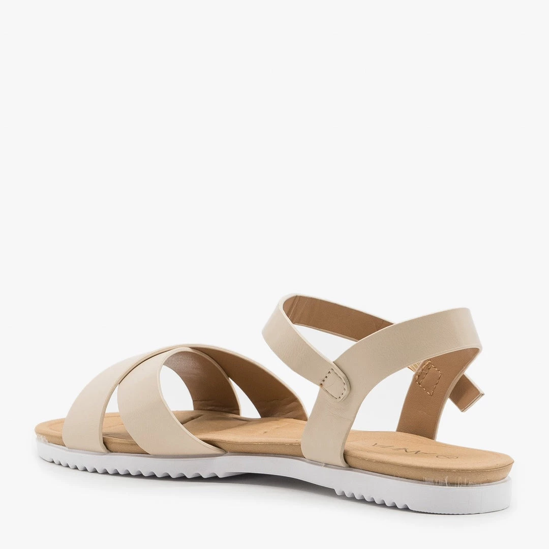 Anna Shoes Newest Arrivals Classic Crossed Slingback Sandals 3 Anna Shoes Newest Arrivals Classic Crossed Slingback Sandals