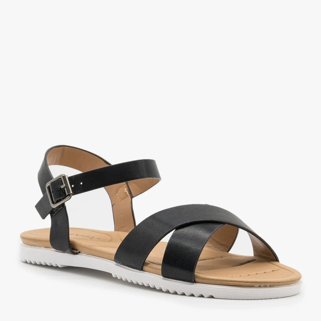 Anna Shoes Newest Arrivals Classic Crossed Slingback Sandals 7 Anna Shoes Newest Arrivals Classic Crossed Slingback Sandals