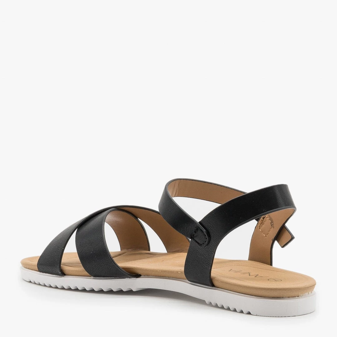 Anna Shoes Newest Arrivals Classic Crossed Slingback Sandals 8 Anna Shoes Newest Arrivals Classic Crossed Slingback Sandals