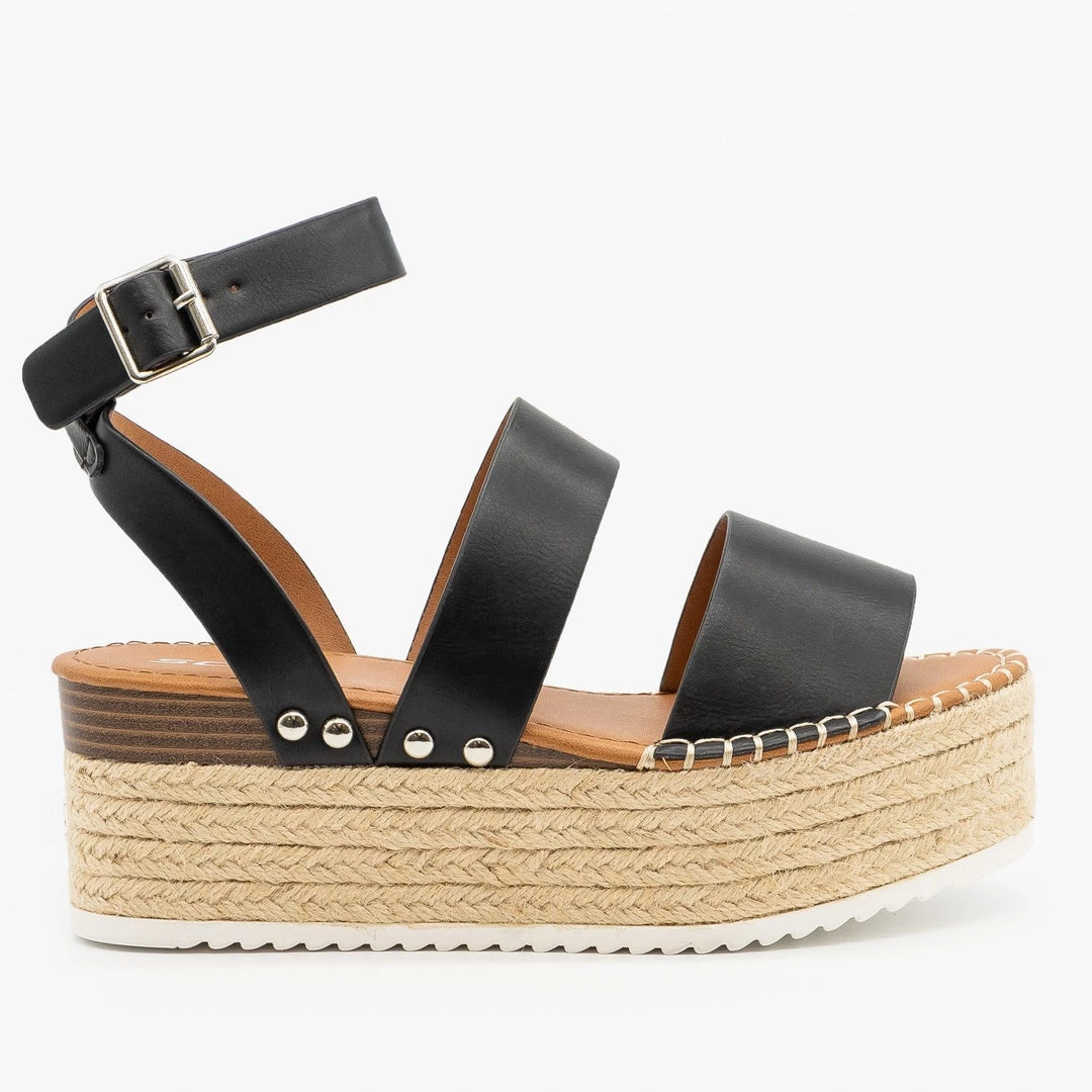 Soda Shoes Classic Espadrille Flatform Sandals Newest Arrivals 7 Soda Shoes Classic Espadrille Flatform Sandals Newest Arrivals