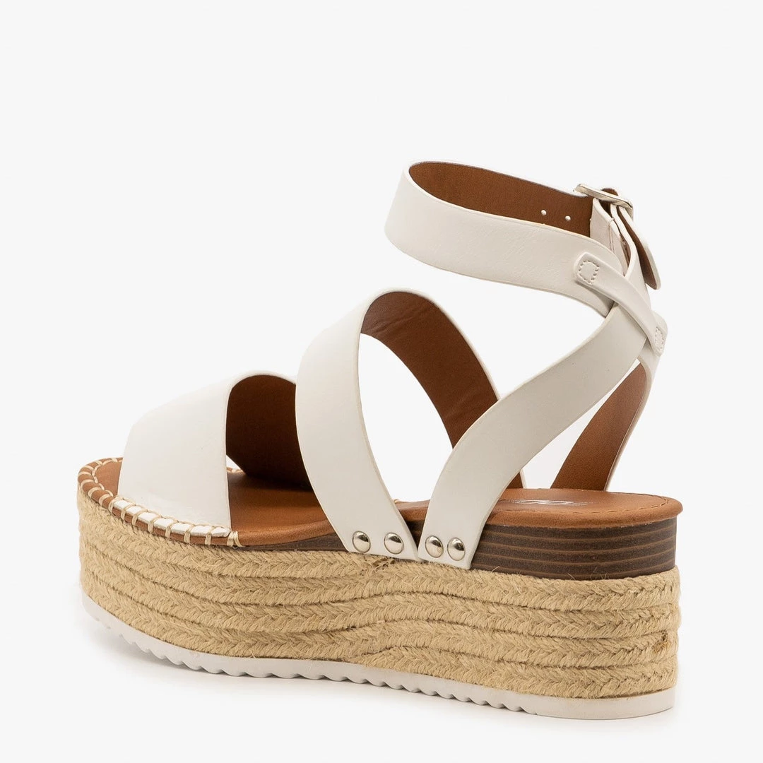 Soda Shoes Classic Espadrille Flatform Sandals Newest Arrivals 5 Soda Shoes Classic Espadrille Flatform Sandals Newest Arrivals