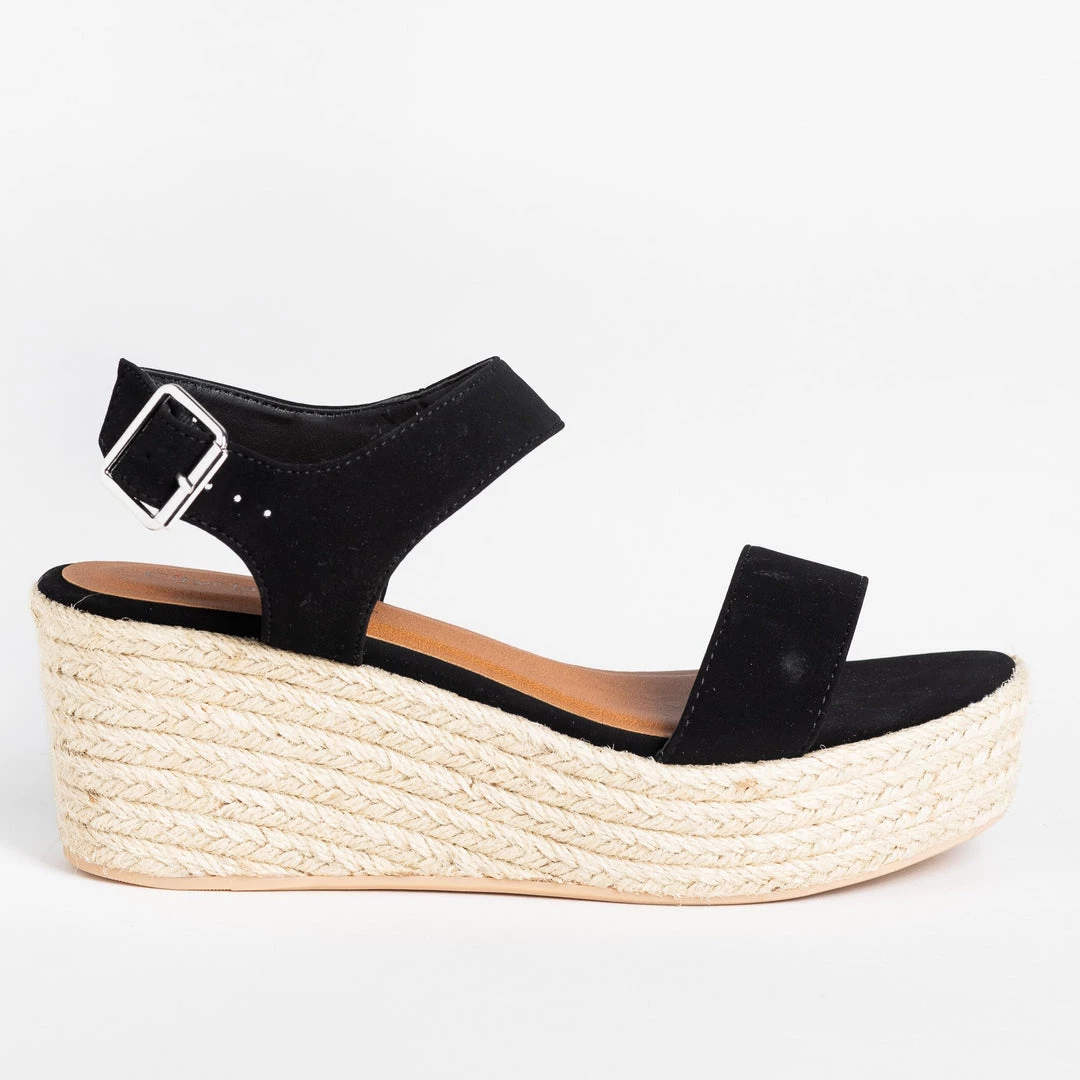 Soda Shoes Newest Arrivals Classic Espadrille Platform Sandal Wedges 6 Soda Shoes Newest Arrivals Classic Espadrille Platform Sandal Wedges