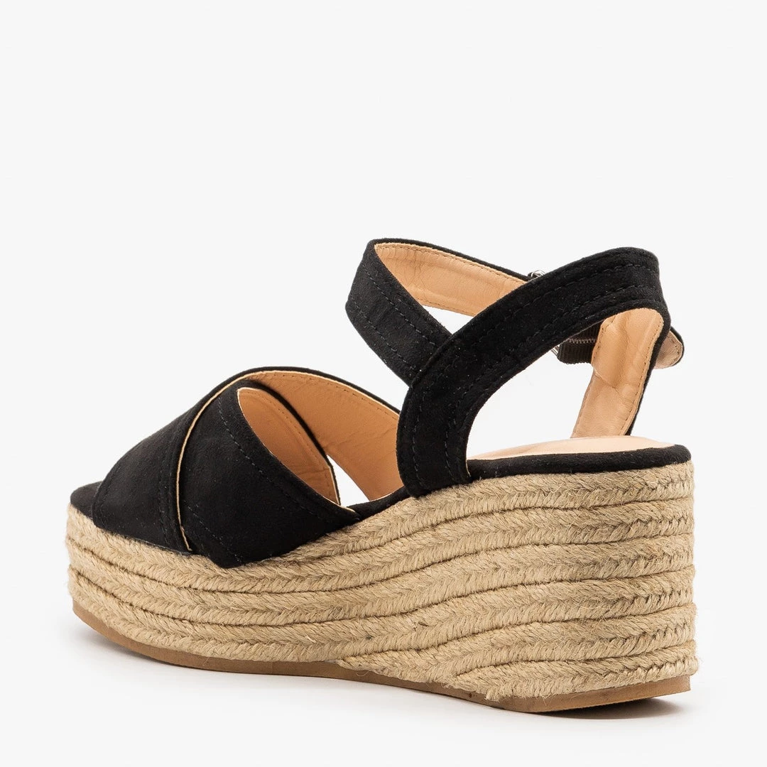 Nature Breeze Classic Espadrille Platform Sandals 6 Nature Breeze Classic Espadrille Platform Sandals