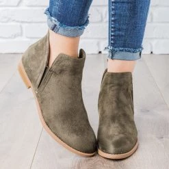 City Classified Shoes Classic Faux Suede Ankle Booties 16 City Classified Shoes Classic Faux Suede Ankle Booties