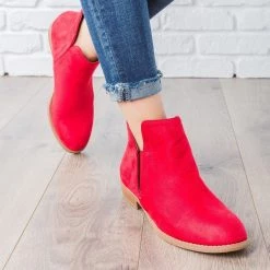 City Classified Shoes Classic Faux Suede Ankle Booties 25 City Classified Shoes Classic Faux Suede Ankle Booties