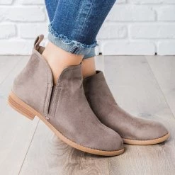 City Classified Shoes Classic Faux Suede Ankle Booties 20 City Classified Shoes Classic Faux Suede Ankle Booties