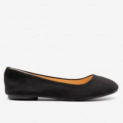Bella Marie Newest Arrivals Classic Faux Suede Ballet Flats