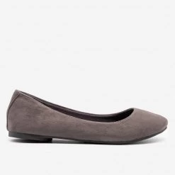 Bella Marie Newest Arrivals Classic Faux Suede Ballet Flats
