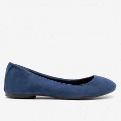 Bella Marie Newest Arrivals Classic Faux Suede Ballet Flats