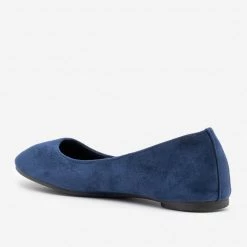 Bella Marie Newest Arrivals Classic Faux Suede Ballet Flats