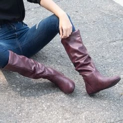 Glaze Newest Arrivals Classic Flat Bottom Boots