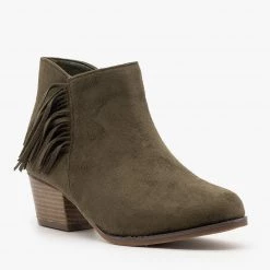 Bella Marie Classic Fringe Booties