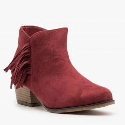 Bella Marie Classic Fringe Booties