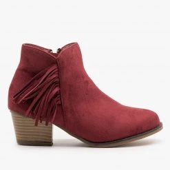 Bella Marie Classic Fringe Booties